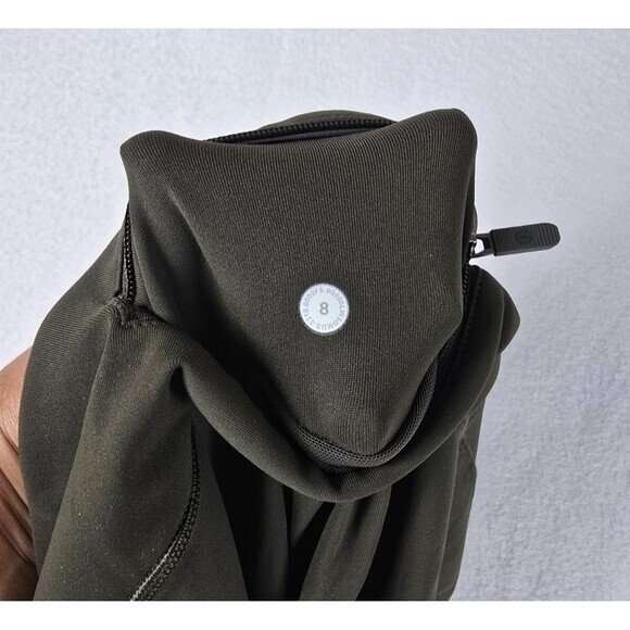 Lululemon Athletica Luxtreme High Compression Size 8 With Pockets Dark Green - Picture 6 of 7